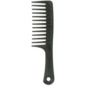 Brosse et peigne - Grand démêloir à manche noir pas cher