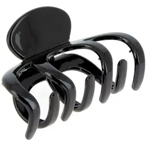 Pince Croco Plastique Large noire pas cher