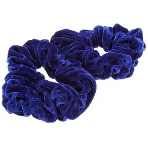 2 Chouchous velours XXL bleuVendu parla-boutique-du-coiffeur