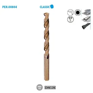 LEMAN Etui De 10 Forets Metal Acier Cobalt 5% Meule D3 pas cher