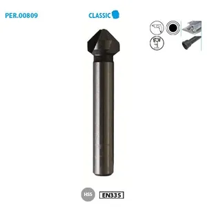 LEMAN Fraise conique métal HSS Classic ø 8,3 ø Queue 6 Long. 50mm pas cher