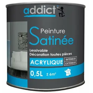 ADDICT Acrylique satin05lturquoise - ADDICTVendu paramazon