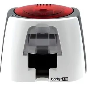 Comparateur de prix : EVOLIS Imprimante de cartes PVC BADGY 200 + Logiciel logiciel Evolis Studio+