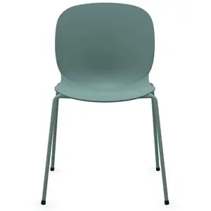 Chaise empilable coque polypropilène et pieds métal Noor 6050 PROFIM  Métal / Plastique pas cher