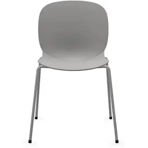 Chaise empilable coque polypropilène et pieds métal Noor 6050 PROFIM Métal / Plastique pas cher