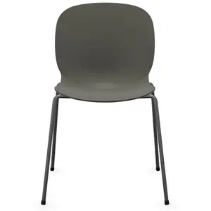 Chaise empilable coque polypropilène et pieds métal Noor 6050 PROFIM  Métal / Plastique pas cher