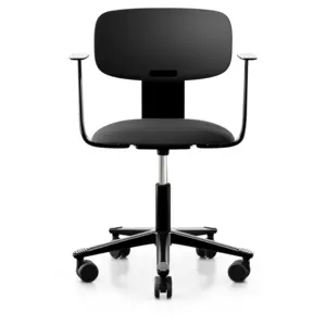 Chaise de bureau assise capitonnée avec accoudoirs Tion 2140 HAG  Métal / Tissus pas cher