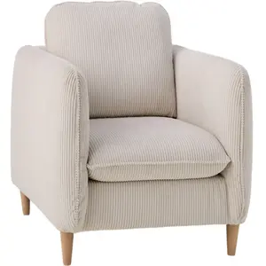 CAMIF Fauteuil velours côtelé Portimo pas cher