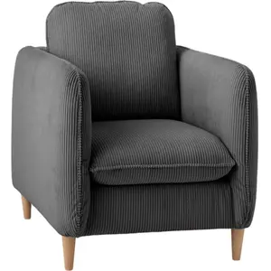 CAMIF Fauteuil velours côtelé Portimo pas cher