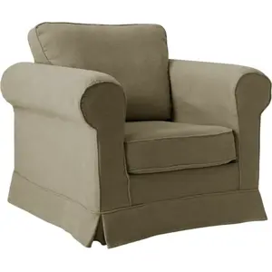 CAMIF Fauteuil tissu déhoussable Naxos   pas cher