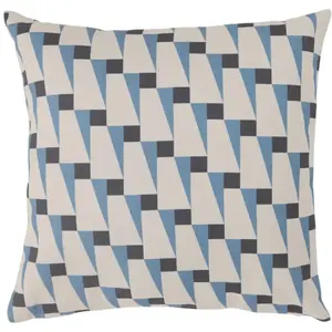 Coussin coton Nautique urbain CAMIF 45 x 45 cm Coton pas cher