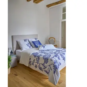 Parure de lit percale Angélique CAMIF 240 x 220 cm Coton pas cher