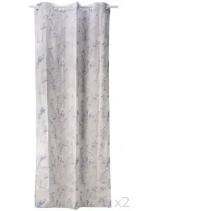 Lot de 2 rideaux coton Passerage CAMIF 135 x 260 cm CotonVendu parmaisons-du-monde