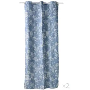 Lot de 2 rideaux coton Passerage 135 x 260 cm CotonVendu parmaisons-du-monde
