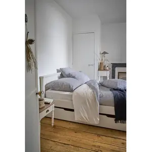 Lot de 2 taies d'oreiller percale Aulne CAMIF 50 x 70 cm Coton pas cher