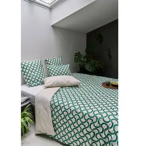 CAMIF Lot de 2 taies d'oreiller coton bio Jardin Urbain 50 x 70 cm Coton Bio pas cher