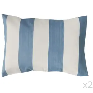 Lot de 2 taies d'oreiller coton lin Oyat CAMIF 50 x 70 cm Coton/Lin