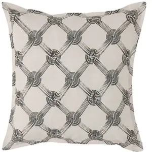 Coussin coton lin Grand hôtel CAMIF 45 x 45 cm Coton/Lin