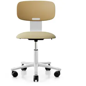FLOKK Chaise de bureau assise capitonnée Tion 2140  Métal / Tissus pas cher