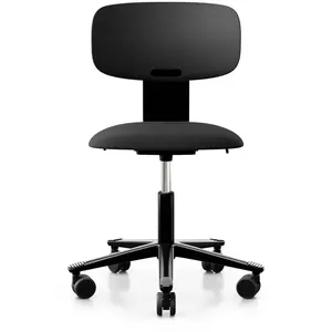 FLOKK Chaise de bureau assise capitonnée Tion 2140 Métal / Tissus pas cher