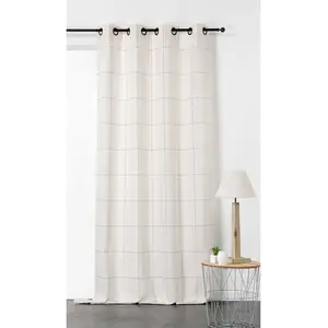 CAMIF Rideau coton lin Léonin 135 x 260 cm Coton/Lin pas cher