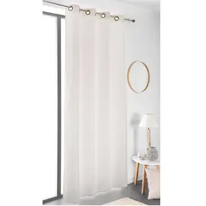 CAMIF Rideau coton lin Loïs 135 x 260 cm Coton/Lin pas cher