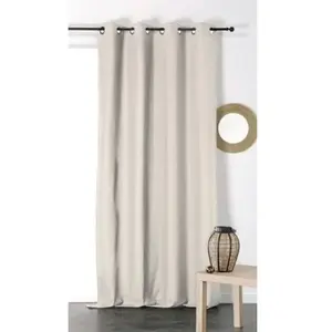 CAMIF Rideau coton lin Loïs 135 x 260 cm Coton/Lin pas cher