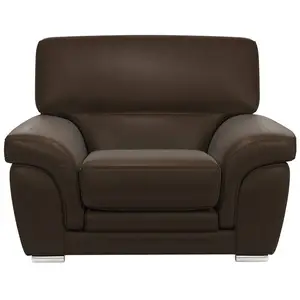 CAMIF Fauteuil cuir Vittoria pas cher
