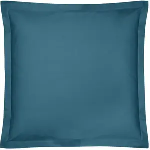 Taie d'oreiller coton bio Fil & Sens CAMIF--Bleu Minéral pas cher