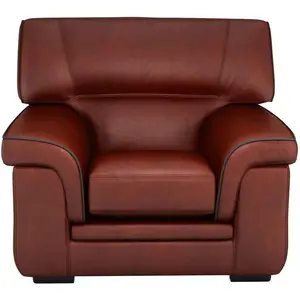 CAMIF Fauteuil cuir Valentina pas cher