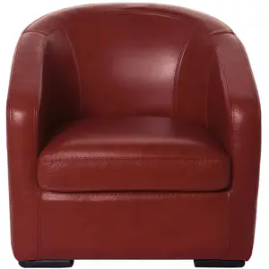 CAMIF Fauteuil cabriolet cuir Melbourne  pas cher