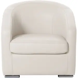 CAMIF Fauteuil cabriolet cuir Vittoria pas cher