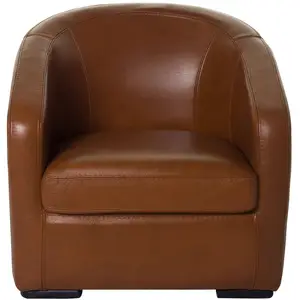 CAMIF Fauteuil cabriolet cuir Melbourne  pas cher