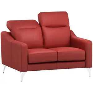 Canapé cuir têtières relevables Ben CAMIF pas cher