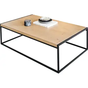CAMIF Table basse Maddie  Bois / Métal pas cher
