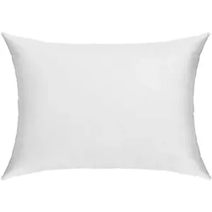 Oreiller ferme en duvet et percale biologique Cléo, CAMIF 50 x 70 cm Vendu parcamif