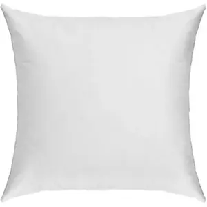 Oreiller ferme en duvet et percale biologique Cléo, CAMIF 60 x 60 cm Vendu parcamif