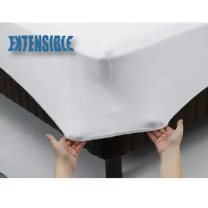 Protège matelas coton bio extensible Exina CAMIF-160 x 200 cm- pas cher