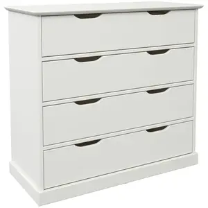 Camif Commode 4 tiroirs effet bois blancVendu parcamif