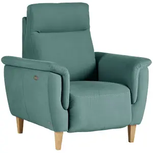 Fauteuil relax electrique tissu coton lin Bergen CAMIF 