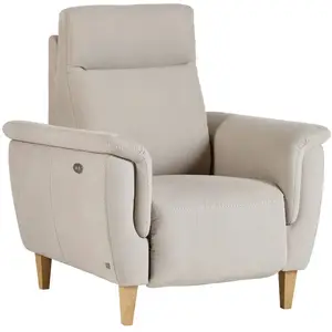 Fauteuil relax electrique tissu coton lin Bergen CAMIF pas cher