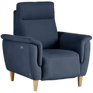 Fauteuil relax electrique tissu coton lin Bergen CAMIF 