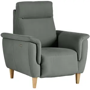 Fauteuil relax electrique tissu coton lin Bergen CAMIF  pas cher