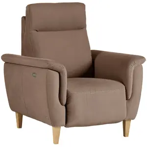 Fauteuil relax electrique tissu coton lin Bergen CAMIF pas cher
