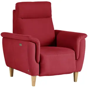 Fauteuil relax electrique tissu coton lin Bergen CAMIF 