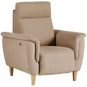 Fauteuil relax electrique tissu coton lin Bergen CAMIF pas cher