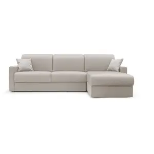 CAMIF Canapé d'angle convertible et réversible tissu déhoussable Aubin  pas cher