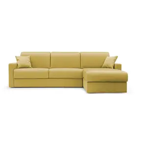 CAMIF Canapé d'angle convertible et réversible tissu déhoussable Aubin  pas cher