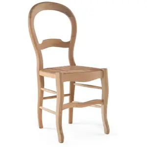 Comparateur de prix : Lot de 2 chaises chêne massif et paille Cléa  Bois / Paille
