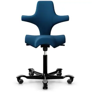 Chaise de bureau assis debout Capisco 8106 HAG  Métal / TissusVendu parcamif